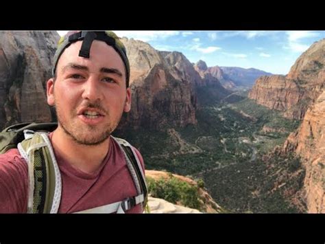 Sneaking Up Angels Landing at Zion National Park-- Vanlife Vlog! - YouTube