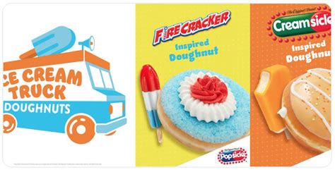 Krispy Kreme Canada New Ice Cream Truck Doughnuts Creamsicle Inspired Doughnut Popsicle ...