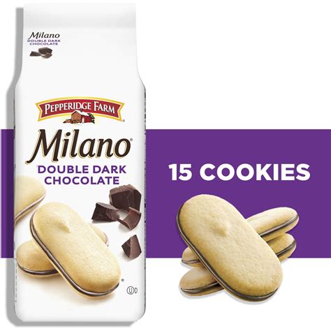 ではない Pepperidge Farm Milano Cookies Foodservice Snack Packs Dark Chocolate 1.5 Oz Pack of 60 ...