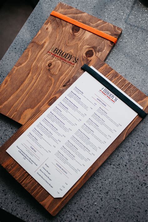 Menu redesign-Brody's Mexican Restaurant :: Behance