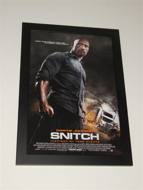 Snitch FRAMED 11.5x17 Promo Movie Poster by FramedMoviePosters