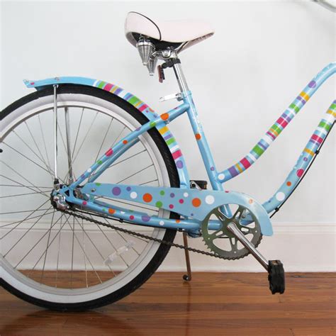 Polka Dots & Stripes - Bike Bicycle Beach Cruiser Decals Stickers ...