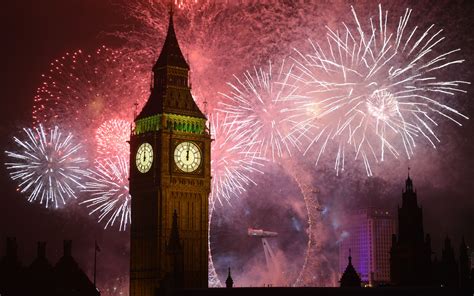 Download Night Big Ben London Photography Fireworks 4k Ultra HD Wallpaper