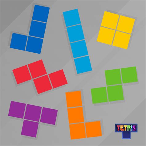 Tetris shapes - policelasopa