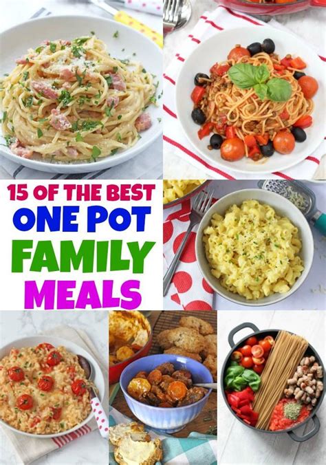 15 Of The Best One Pot Family Meals | Cheap family meals, Cheap healthy meals, Quick family meals