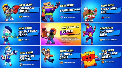 Todas las skins de Buster en Brawl Stars