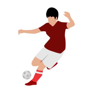 A Football Player Kicking A Ball Opponent Image Evening Vector, Opponent, Image, Evening PNG and ...