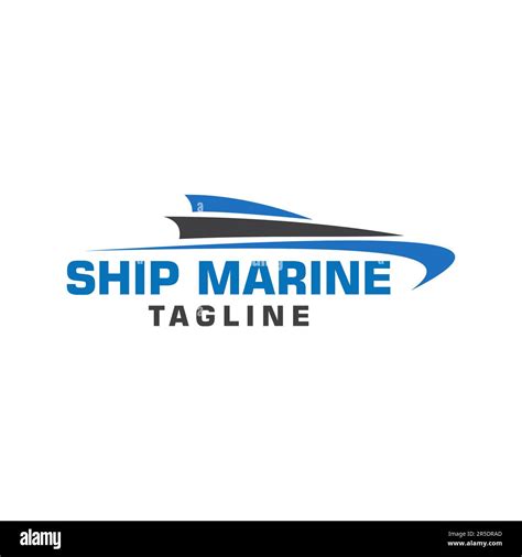 ship line Logo Template Design Creative idea Stock Vector Image & Art - Alamy