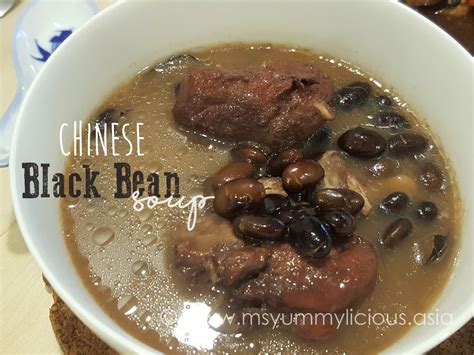 Chinese Black Bean Soup - Yummy~licious + Baby~licious