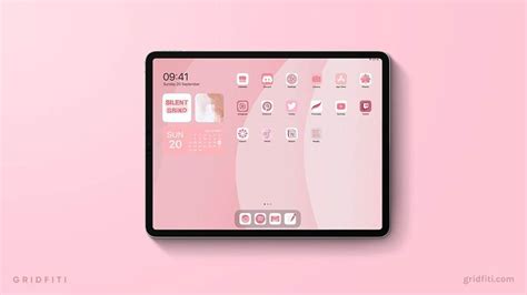 Aesthetic iPad Home Screen Ideas & Layouts (iOS 17)