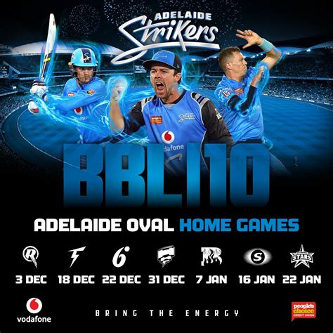 Adelaide Strikers BBL10 | Adelaide Oval Home Games | Dec 2020 & Jan 2021 - What's on for ...