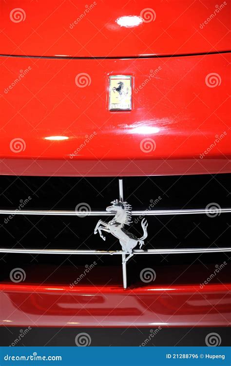 Italy ferrari logo editorial photo. Image of market, autocar - 21288796