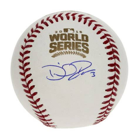 David Ross Autographed Rawlings Official 2016 World Series Baseball ...