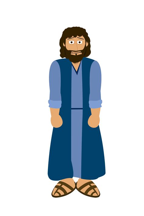 Cartoon Bible Character - Apostle Peter 22961005 PNG