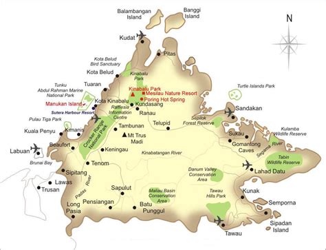 The Origin of the Name Sabah | Kota Kinabalu City | Sabah Borneo Map