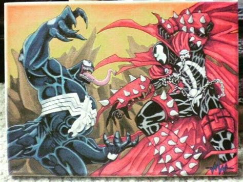 Venom Vs. Spawn | Geek art, Image comics, Super heroic