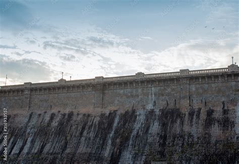 Beautiful view of the majestic Krishna Raja Sagara dam in Mysore ...