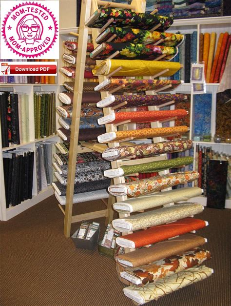 Fabric Display Rack Plan/fabric Storage Stand Plan/fabric Stand Plan ...