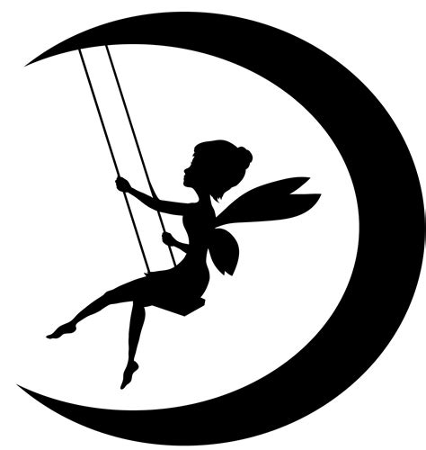 Viewing Gallery For - Fairy On Moon Silhouette - ClipArt Best - ClipArt ...