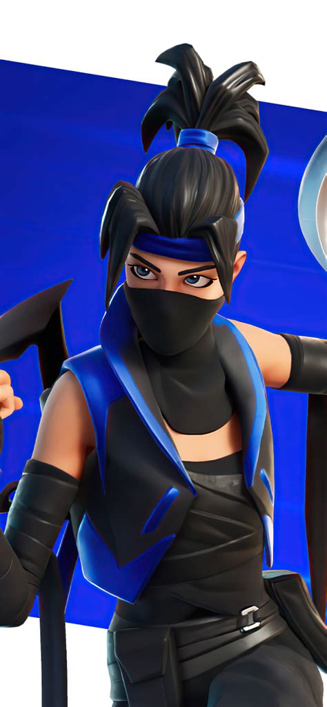 1242x2688 Indigo Kuno Outfit Fortnite Iphone XS MAX HD 4k Wallpapers ...