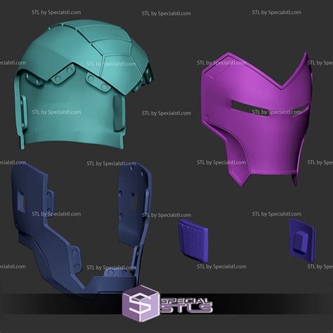 Cosplay STL Files Modular Iron Man Helmet 3D Print Wearable | SpecialSTL