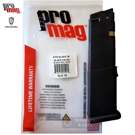 ProMag GLOCK 36 G36 .45ACP 10 Round MAGAZINE GLK18 FAST SHIP | eBay