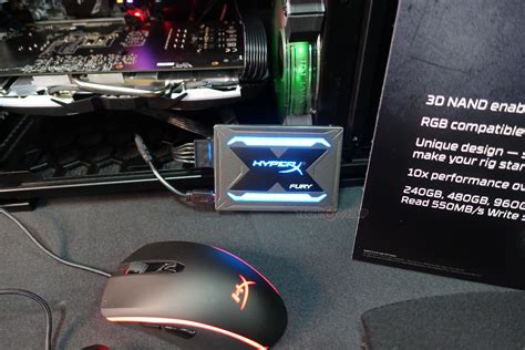 Kingston HyperX Fury RGB es el primer disco SSD con iluminación RGB