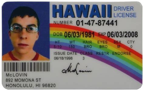 Buy McLovin Fun Fake ID License Online at desertcartUAE