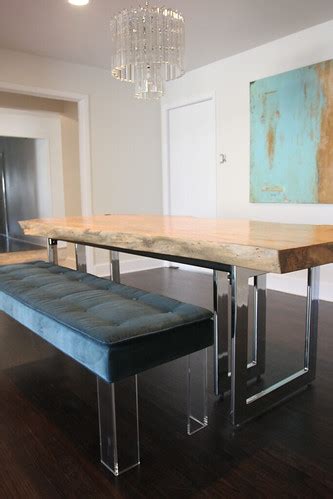 REpurposed Wood and Steel dining table. | weldhouse.com/ a m… | Flickr