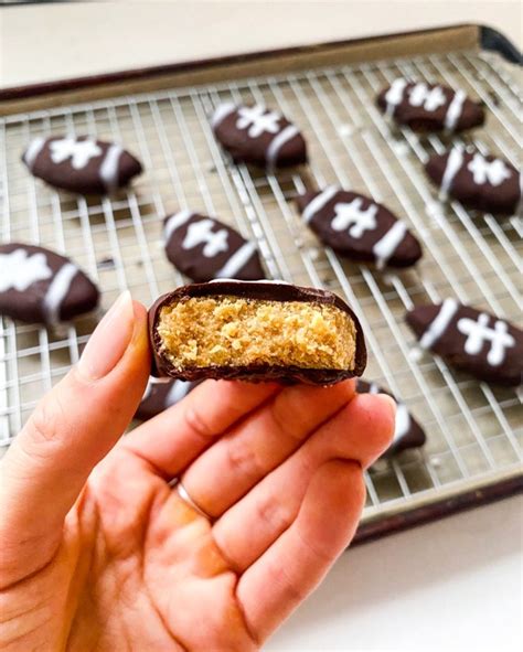 Copycat Reese's Chocolate Eggs, Football Edition - Rachael's Good Eats