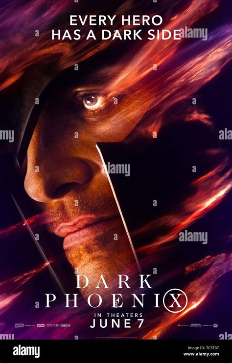 DARK PHOENIX, (aka X-MEN: DARK PHOENIX), US character poster, Michael Fassbender as Magneto ...