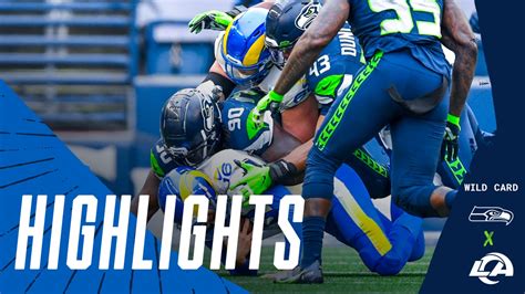 Seahawks vs. Rams Game Highlights | Wild Card Playoffs