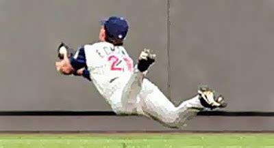 #18 – June 10, 1997: Jim Edmonds makes “The Catch.” ~ Los Angeles ...