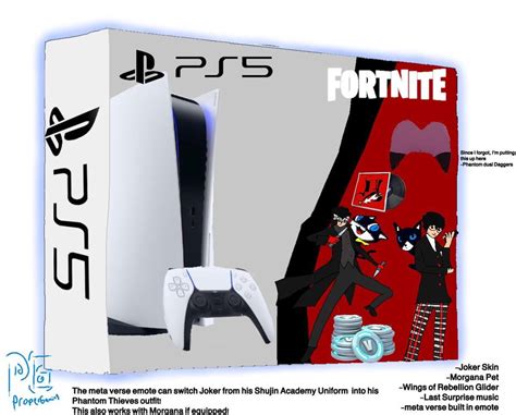 Since I was bored, I made a PS5 X Fortnite Bundle with Persona 5 themed items, enjoy! : FortNiteBR