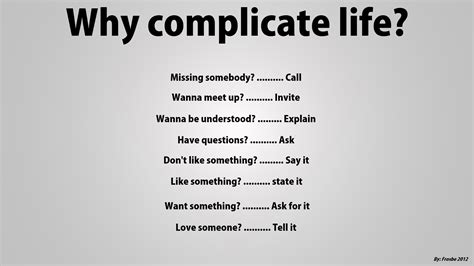 Why complicate life? by frosbe on DeviantArt