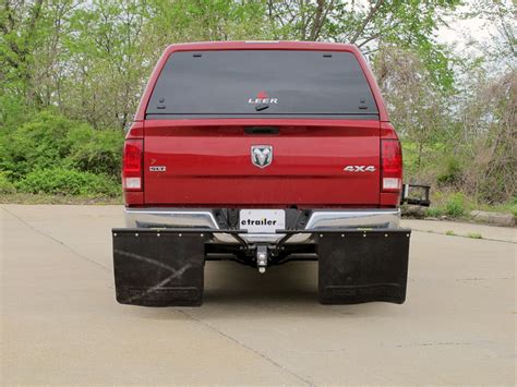 Rock Tamers Heavy-Duty, Adjustable Mud Flap System for 2" Hitches - Matte Black Rock Tamers Mud ...