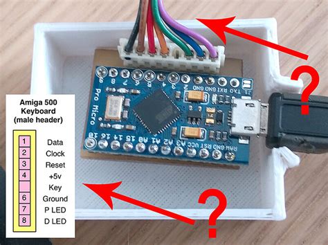 AMIGA 500 Keyboard Interface with Arduino Leonardo Pro Micro - Exhibition / Gallery - Arduino Forum