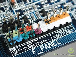 mantenimiento de computadores : panel frontal de un pc
