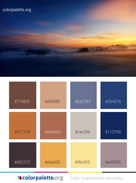 Sky Atmosphere Dawn Color Palette | colorpalette.org