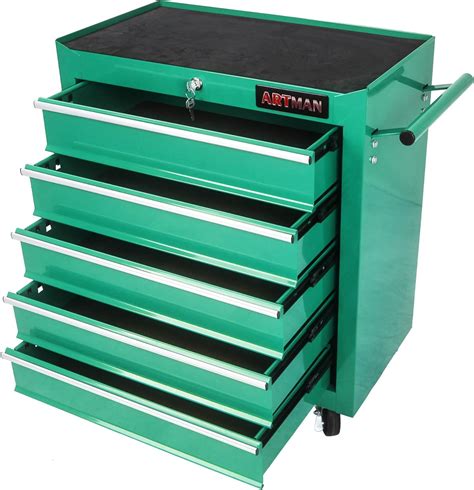 Amazon.com: COZONY 5-Drawer Rolling Tool Chest on Wheels,Tool Storage Cabinet,Rolling Tool ...