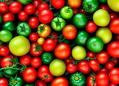 Premium AI Image | greenhouse tomatoes