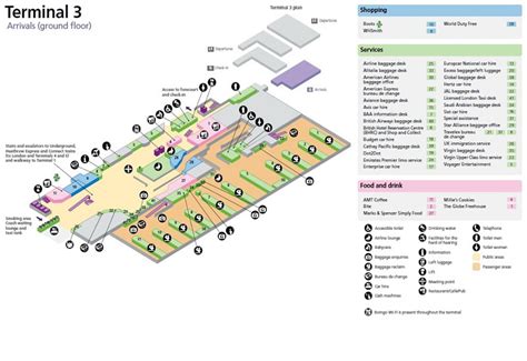 Heathrow International Airport UK Terminal Maps, LHR Information and Airport Guide