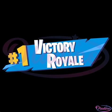 #1 Victory Royale Fortnite SVG Digital File, Game Svg, Fortnite Svg ...