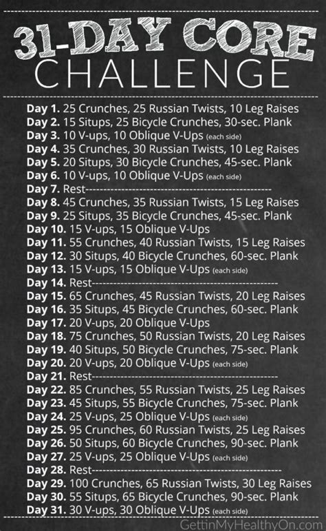 31-Day Core Challenge