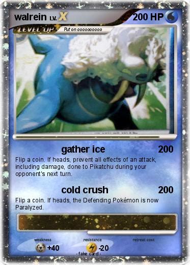 Pokémon walrein 24 24 - gather ice - My Pokemon Card