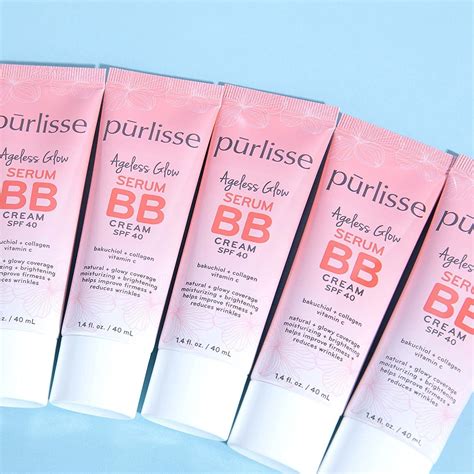 Purlisse Ageless Glow Serum BB Cream SPF 40 DEEP Full Size 1.4 oz $40 NEW 850019578423 | eBay