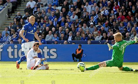 Kasper Schmeichel Saves Nelson Oliviera Editorial Stock Photo - Stock ...