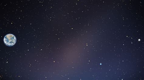 Wallpaper : night, sky, stars, Earth, Moon, atmosphere, astronomy, midnight, star, screenshot ...