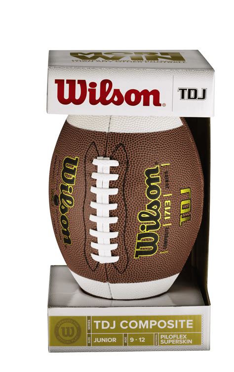 Wilson TD Series Composite Leather Junior Size Football - Walmart.com