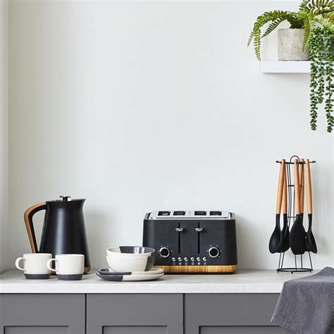 Contemporary Matt Black Kettle and Toaster Set | Kettle and toaster, Kettle and toaster set ...